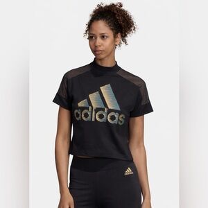 Adidas (Mesh Shoulder) w ID Glam Tee